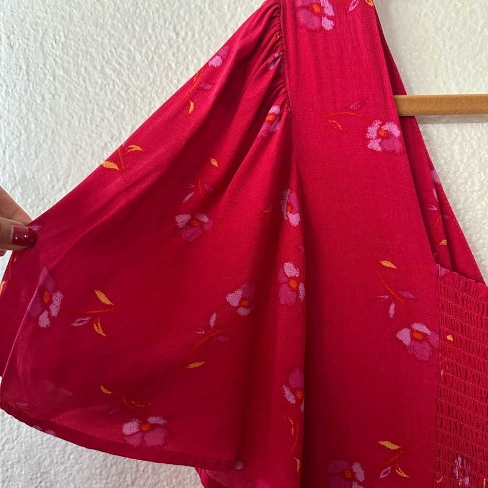 Z Supply Vibrant Red Maxi Dress - Picture 5 of 9